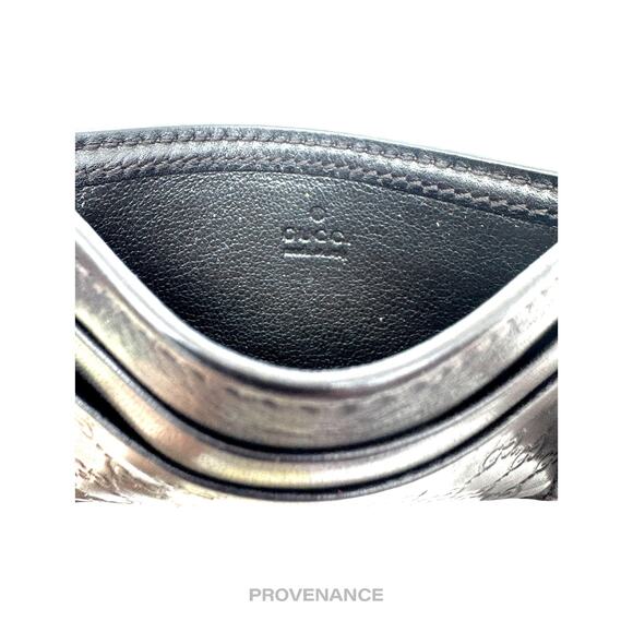 🔴 Gucci Card Holder Wallet - Dark Chocolate MicroGuccissima - Picture 5 of 6